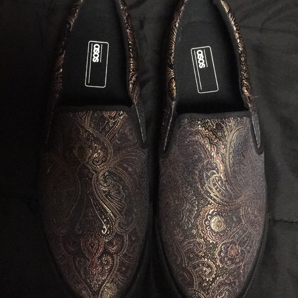 ASOS Slip On Paisely Designed